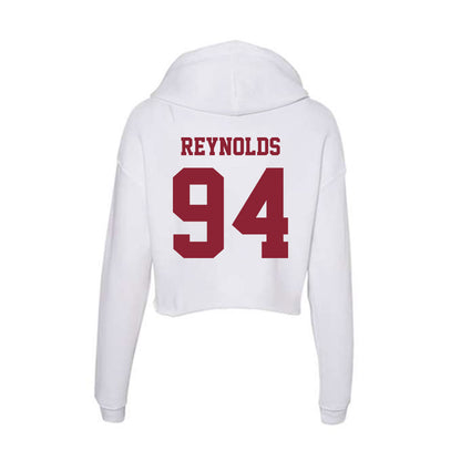 UMass - NCAA Football : Colin Reynolds - Women's Crop Fleece Hoodie-1