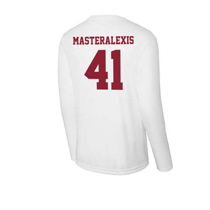 UMass - NCAA Baseball : Justin Masteralexis - Activewear Long Sleeve T-Shirt-1