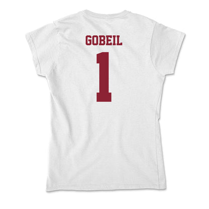 UMass - NCAA Baseball : Dean Gobeil - Soft Style Women’s T-Shirt-1