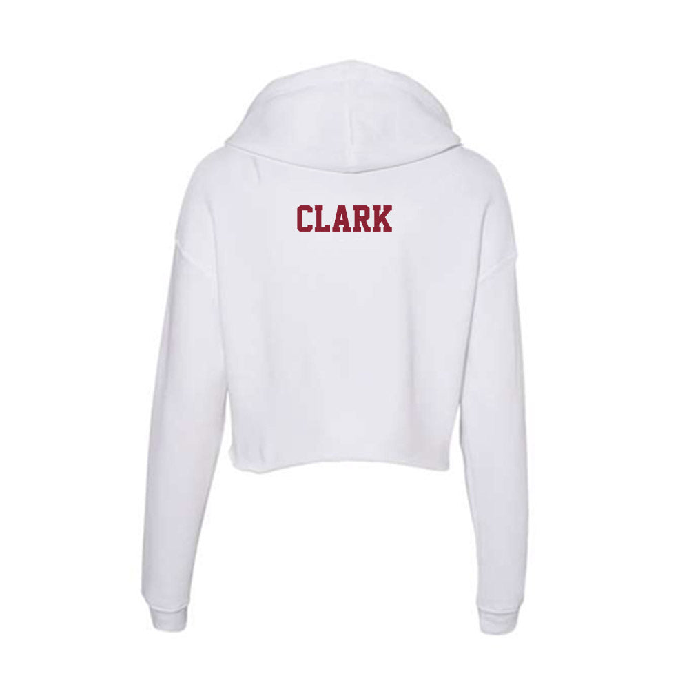 UMass - NCAA Men's Track & Field : Malcolm Clark - Women's Crop Fleece Hoodie-1