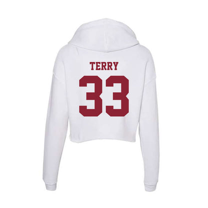 UMass - NCAA Women's Soccer : Lexi Terry - Women's Crop Fleece Hoodie-1