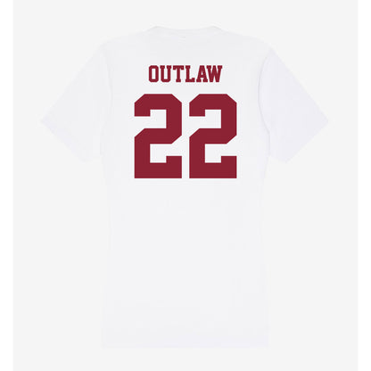 UMass - NCAA Men's Basketball : Charles Outlaw - Women's V-Neck T-Shirt-1