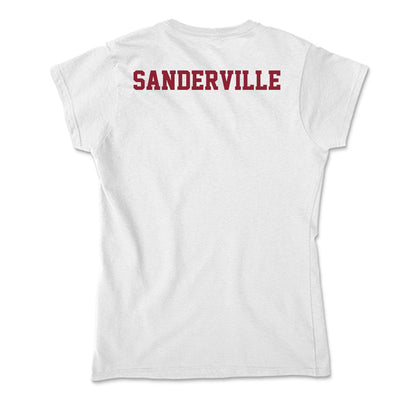 UMass - NCAA Men's Cross Country : Preston Sanderville - Soft Style Women’s T-Shirt-1
