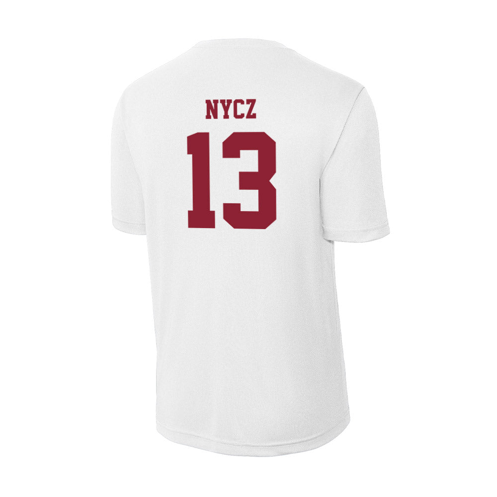 UMass - NCAA Men's Ice Hockey : Landon Nycz - Activewear T-Shirt-1