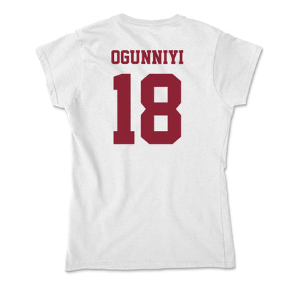 UMass - NCAA Football : Matthew Ogunniyi - Soft Style Women’s T-Shirt-1