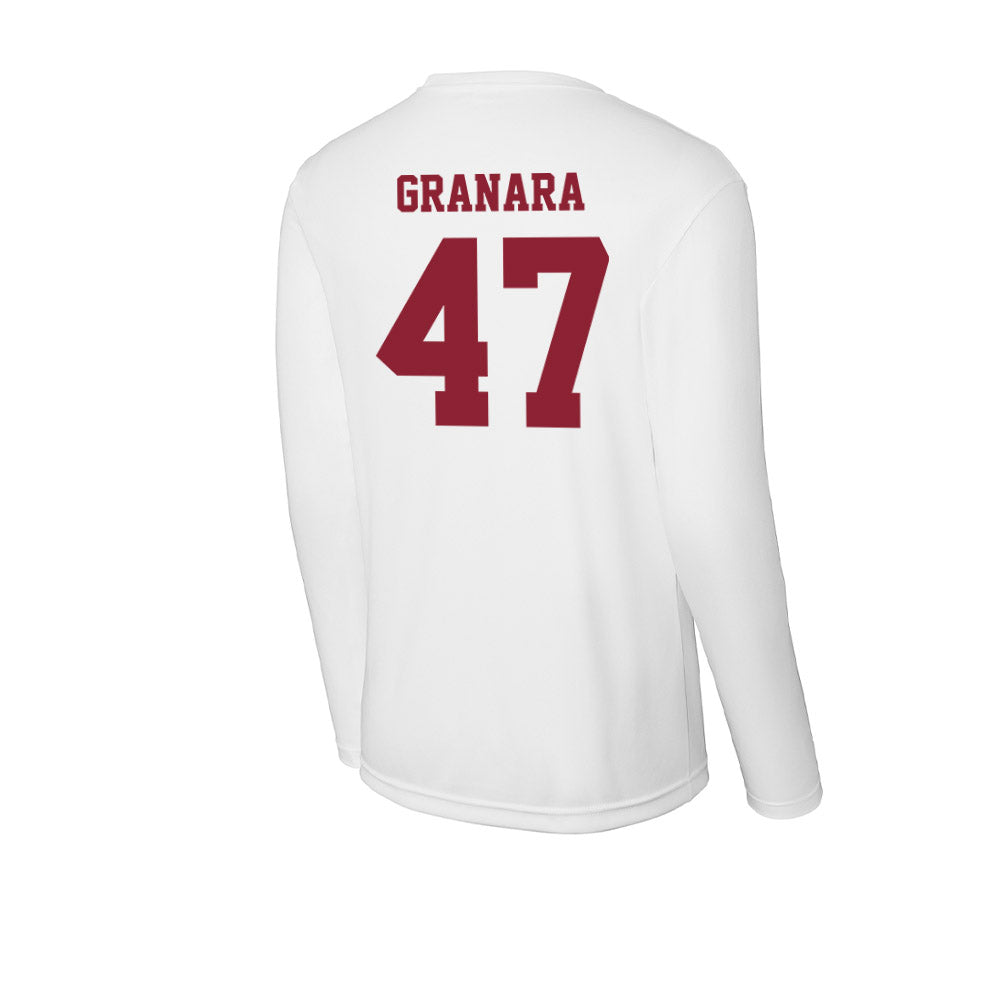 UMass - NCAA Men's Lacrosse : Robbie Granara - Activewear Long Sleeve T-Shirt-1