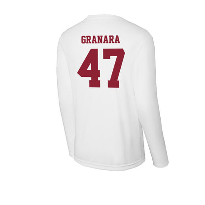 UMass - NCAA Men's Lacrosse : Robbie Granara - Activewear Long Sleeve T-Shirt-1
