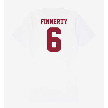 UMass - NCAA Men's Lacrosse : Michael Finnerty - Women's V-Neck T-Shirt-1
