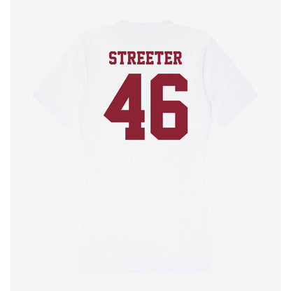 UMass - NCAA Football : Michael Streeter - Women's V-Neck T-Shirt-1