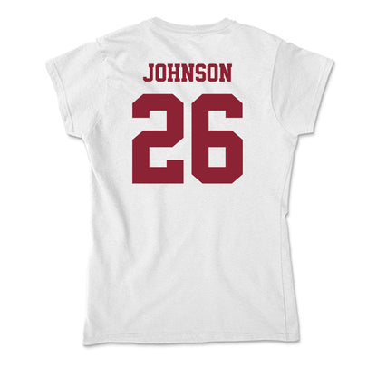 UMass - NCAA Men's Lacrosse : Dylan Johnson - Soft Style Women’s T-Shirt-1