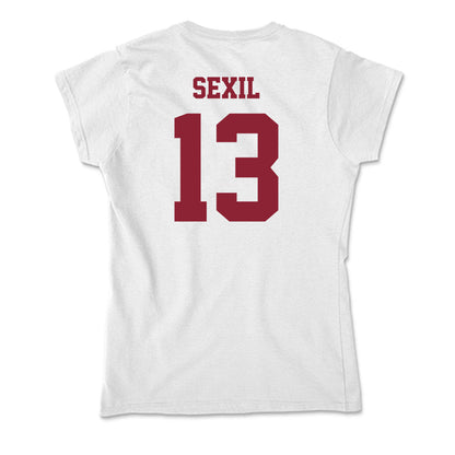UMass - NCAA Football : Raheim Sexil - Soft Style Women’s T-Shirt-1