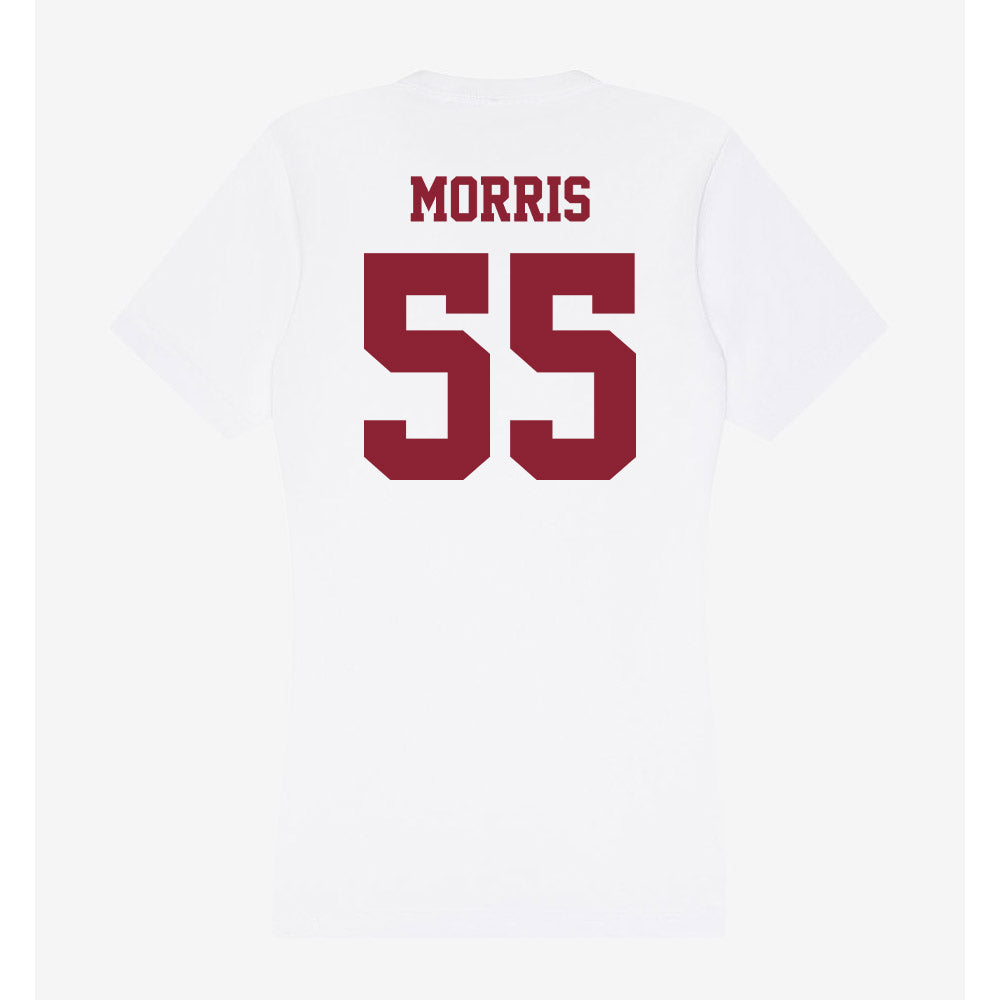 UMass - NCAA Football : Zakar Morris - Women's V-Neck T-Shirt-1