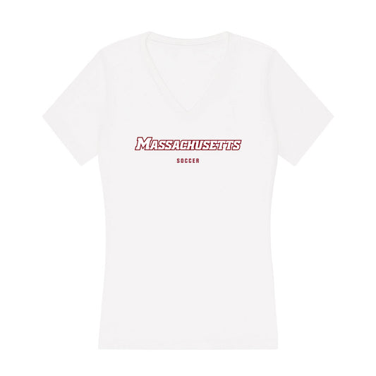 UMass - NCAA Women's Soccer : Leah Nisenfeld - Women's V-Neck T-Shirt-0