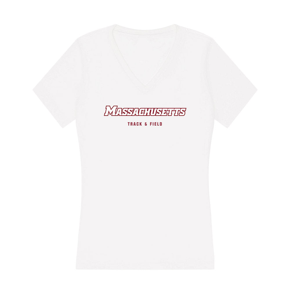 UMass - NCAA Women's Track & Field : Ali Murphy - Women's V-Neck T-Shirt-0