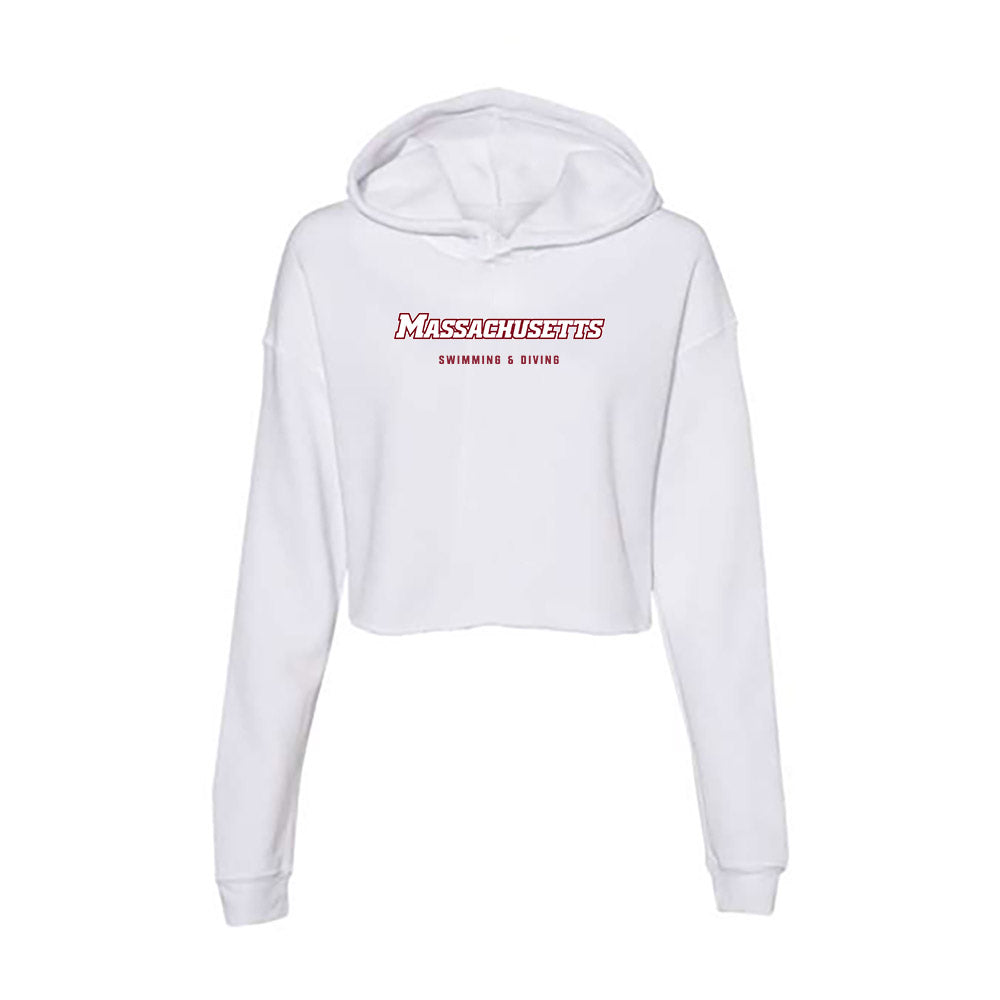  - NCAA Women's Swimming & Diving : Diya Ackerman-Vallala - Women's Crop Fleece Hoodie-0