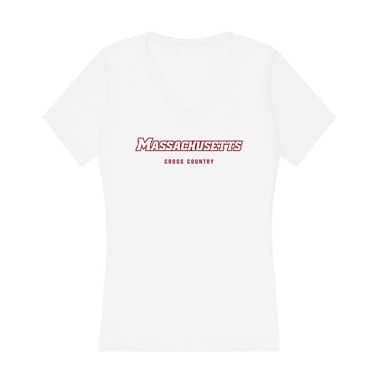UMass - NCAA Women's Cross Country : Leann Lombardi - Women's V-Neck T-Shirt-0