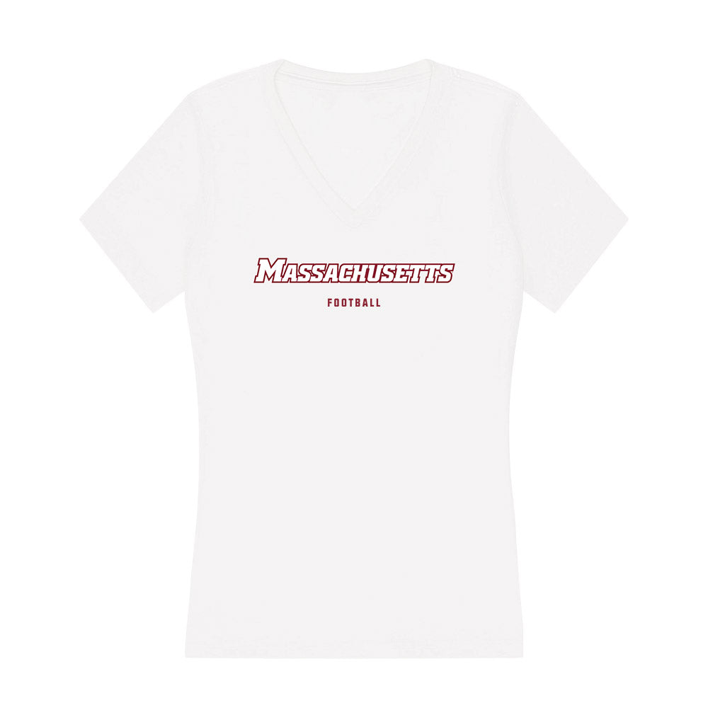 UMass - NCAA Football : Drew Alsup - Women's V-Neck T-Shirt-0
