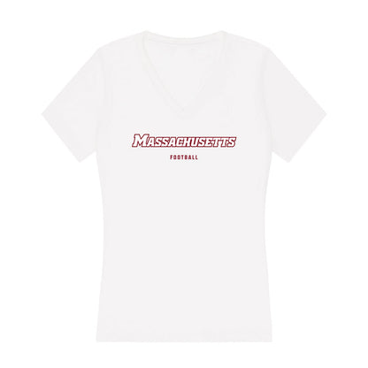 UMass - NCAA Football : Drew Alsup - Women's V-Neck T-Shirt-0