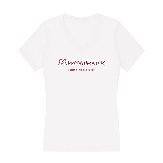 UMass - NCAA Women's Swimming & Diving : Ece Yildirim - Women's V-Neck T-Shirt-0