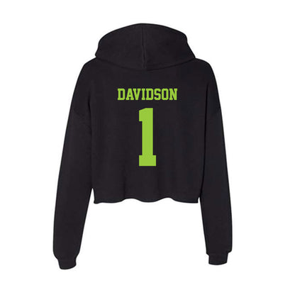 USF - NCAA Women's Basketball : Katie Davidson - Women's Crop Fleece Hoodie-1
