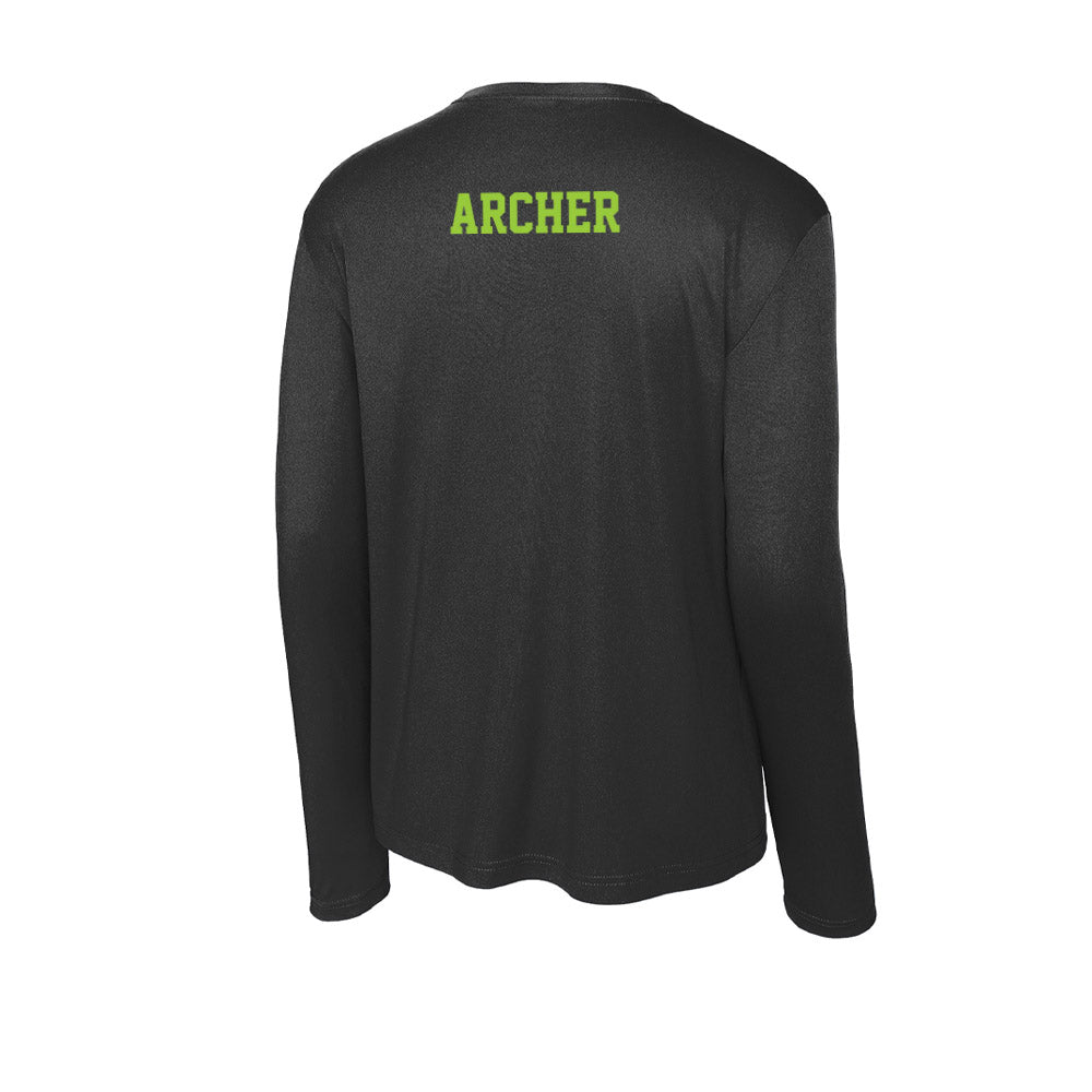 USF - NCAA Men's Track & Field : Devontie Archer - Activewear Long Sleeve T-Shirt-1
