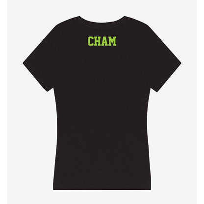 USF - NCAA Men's Tennis : Elijah Cham - Women's V-Neck T-Shirt-1