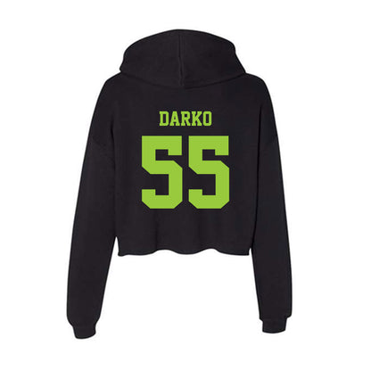 USF - NCAA Women's Lacrosse : Hailey Darko - Women's Crop Fleece Hoodie-1