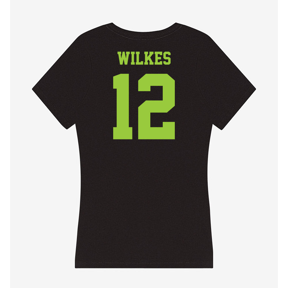 USF - NCAA Softball : Kacey Wilkes - Women's V-Neck T-Shirt-1