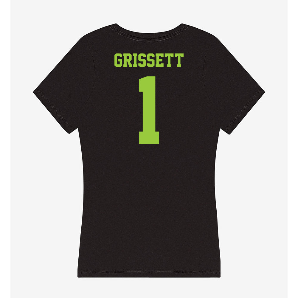 USF - NCAA Women's Lacrosse : Elise Grissett - Women's V-Neck T-Shirt-1