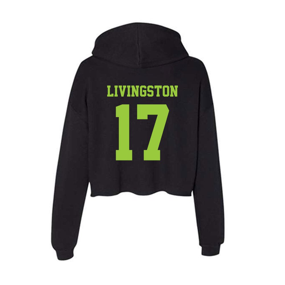 USF - NCAA Women's Lacrosse : Lucy Livingston - Women's Crop Fleece Hoodie-1