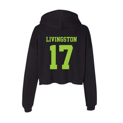 USF - NCAA Women's Lacrosse : Lucy Livingston - Women's Crop Fleece Hoodie-1