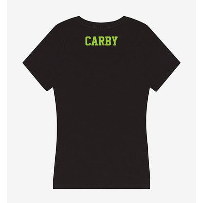 USF - NCAA Men's Track & Field : Kahiem Carby - Women's V-Neck T-Shirt-1