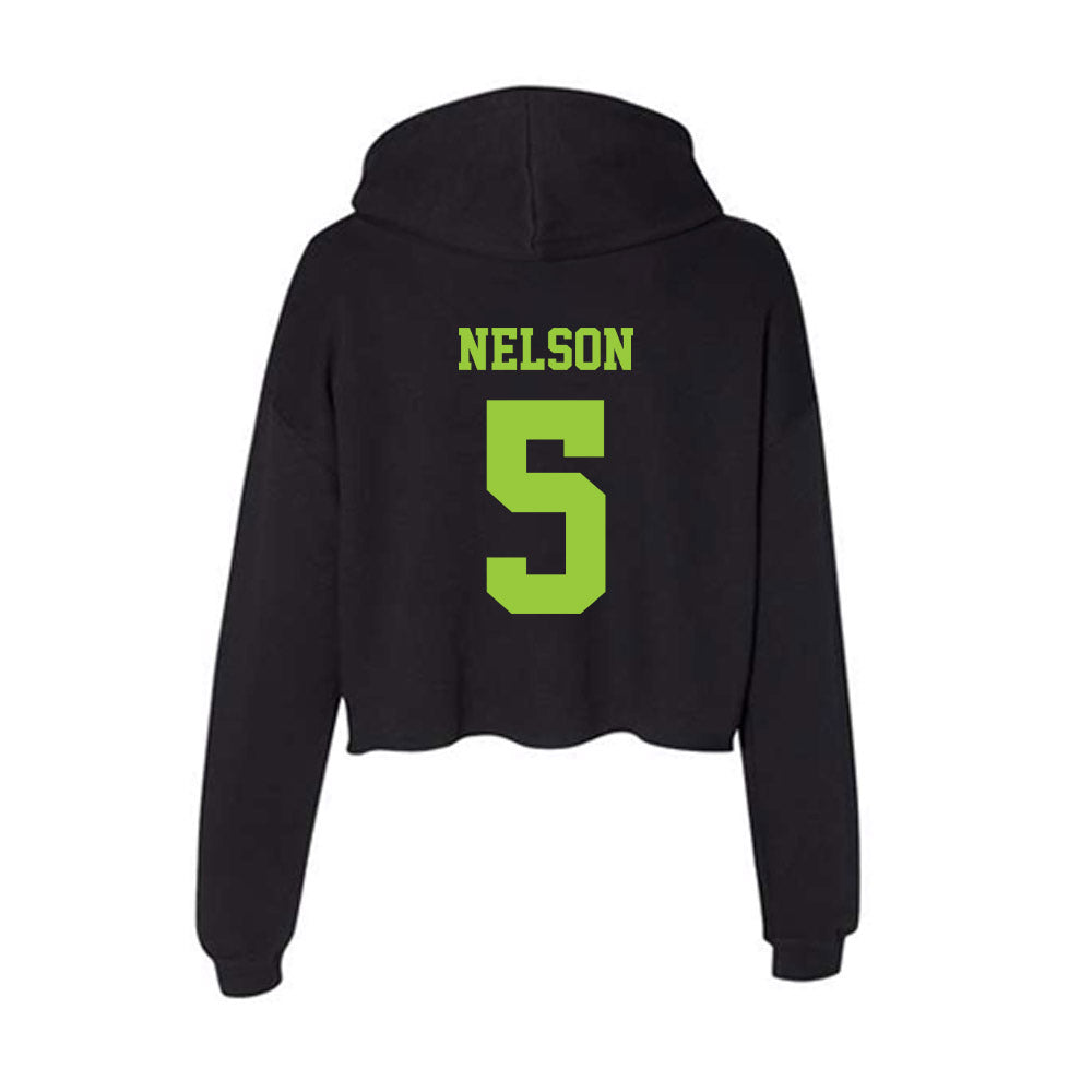 USF - NCAA Softball : Jamia Nelson - Women's Crop Fleece Hoodie-1