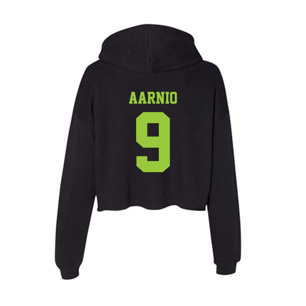 USF - NCAA Women's Basketball : Janette Aarnio - Women's Crop Fleece Hoodie-1