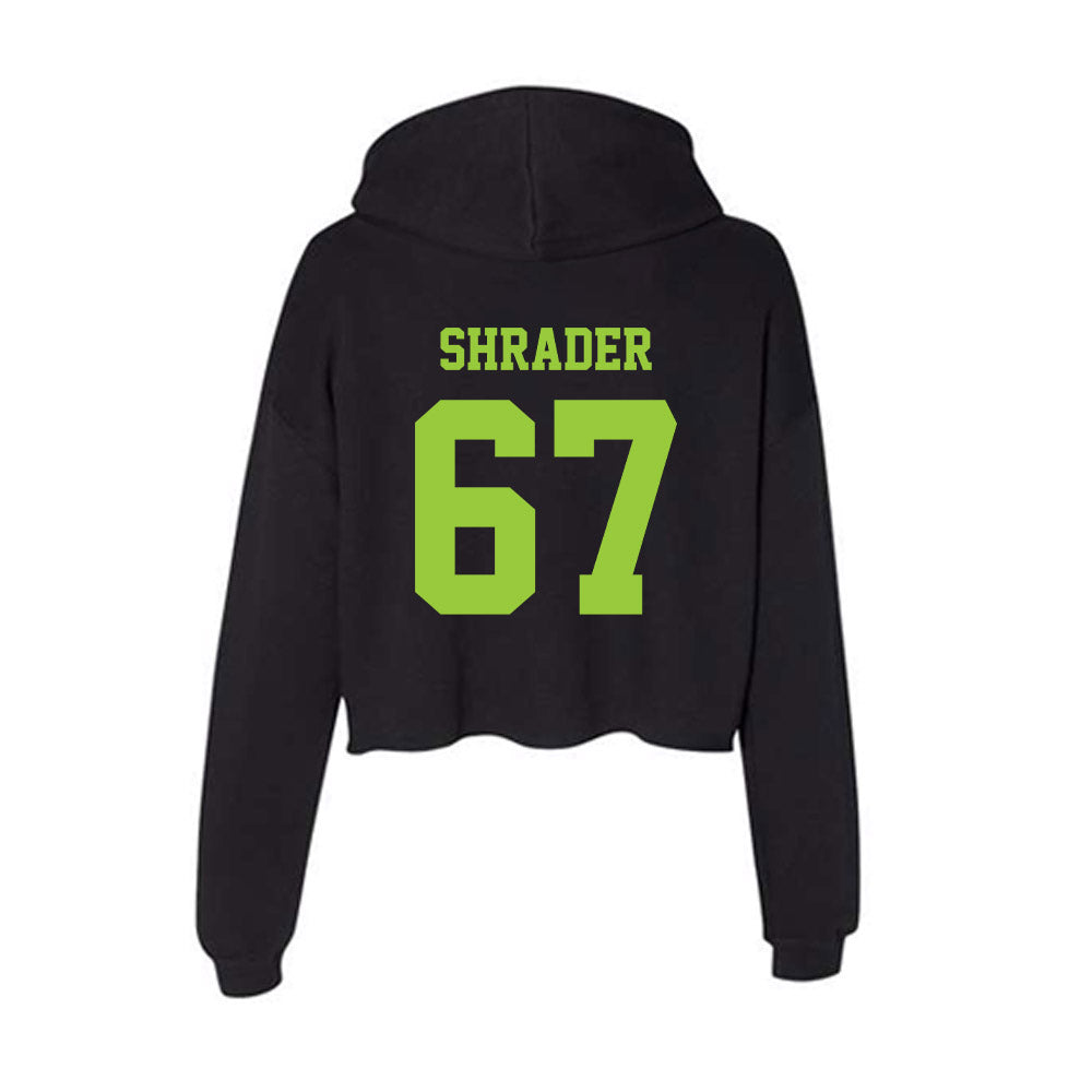 USF - NCAA Football : Thomas Shrader - Classic Shersey Women's Crop Fleece Hoodie-1