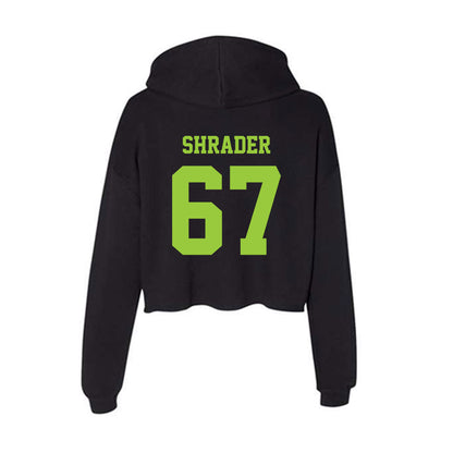 USF - NCAA Football : Thomas Shrader - Classic Shersey Women's Crop Fleece Hoodie-1