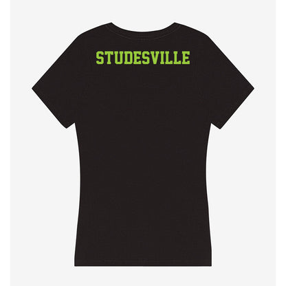 USF - NCAA Women's Track & Field : Sydni Studesville - Women's V-Neck T-Shirt-1