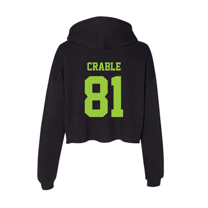 USF - NCAA Football : Tayte Crable - Classic Shersey Women's Crop Fleece Hoodie-1