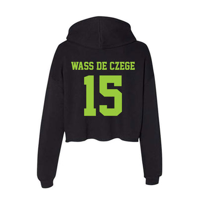 USF - NCAA Women's Volleyball : Amelia Wass de Czege - Women's Crop Fleece Hoodie-1