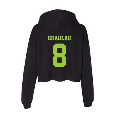 USF - NCAA Baseball : Gabe Graulau - Women's Crop Fleece Hoodie-1