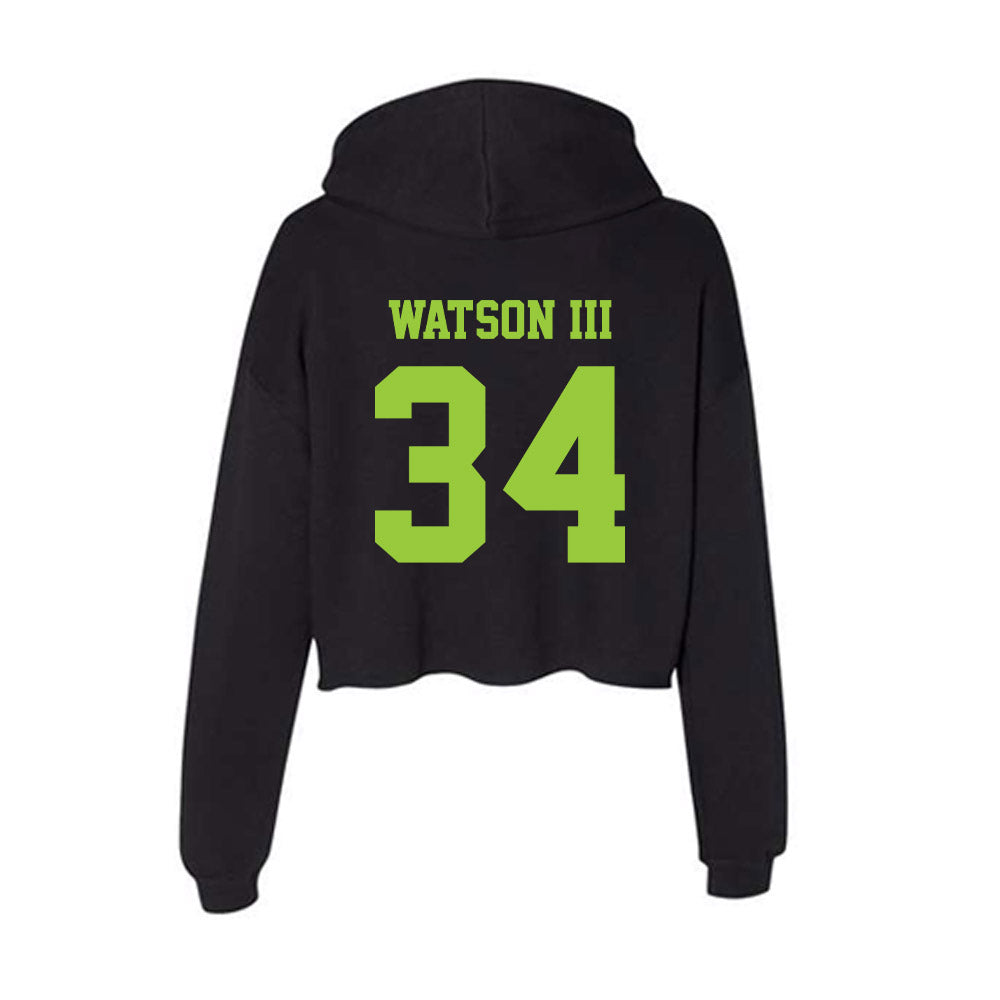 USF - NCAA Football : Rico Watson III - Women's Crop Fleece Hoodie-1