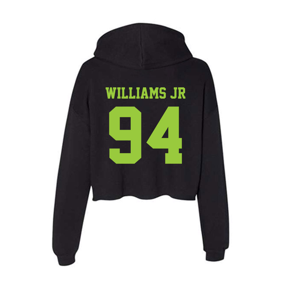 USF - NCAA Football : Brooks Williams Jr - Classic Shersey Women's Crop Fleece Hoodie-1