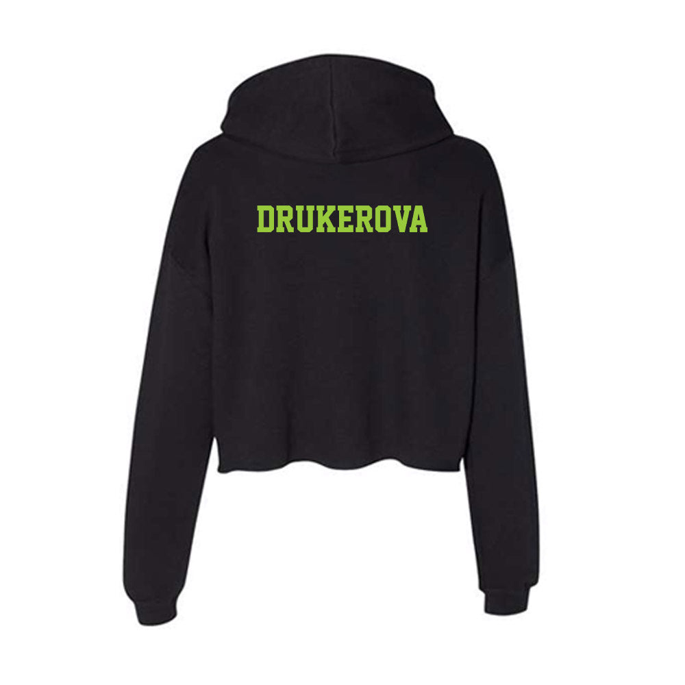 USF - NCAA Women's Tennis : Amelie Drukerova - Women's Crop Fleece Hoodie-1