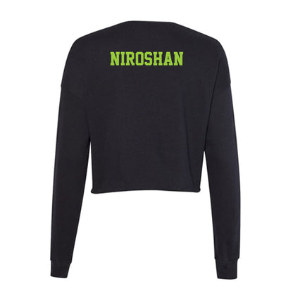 USF - NCAA Women's Tennis : Dharani Niroshan - Women's Cropped Crew Fleece-1