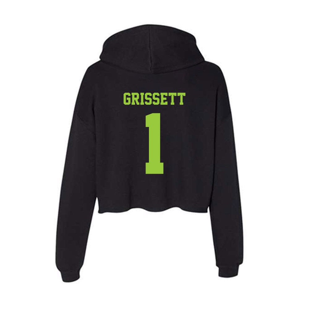 USF - NCAA Women's Lacrosse : Elise Grissett - Women's Crop Fleece Hoodie-1