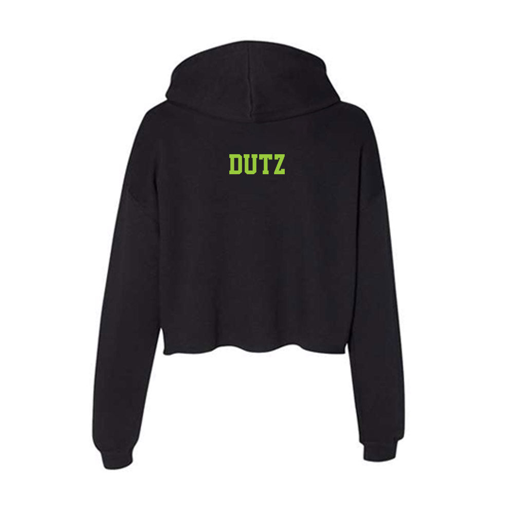 USF - NCAA Women's Track & Field : Madeline Dutz - Women's Crop Fleece Hoodie-1