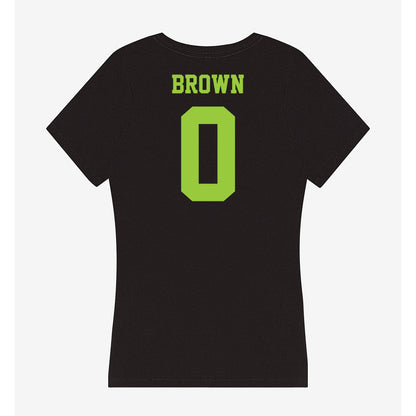 USF - NCAA Men's Basketball : Xavier Brown - Women's V-Neck T-Shirt-1