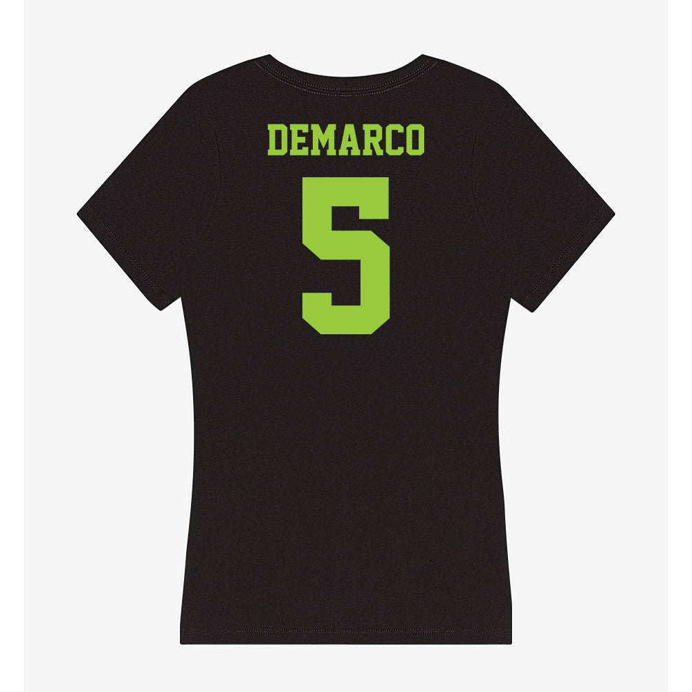 USF - NCAA Women's Lacrosse : Taylor DeMarco - Women's V-Neck T-Shirt-1
