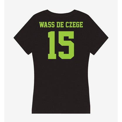 USF - NCAA Women's Volleyball : Amelia Wass de Czege - Women's V-Neck T-Shirt-1