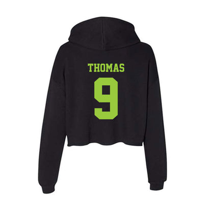 USF - NCAA Baseball : Eli Thomas - Women's Crop Fleece Hoodie-1